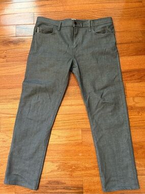 Hiroshi Kato Pen Slim Grey Raw Selvedge Jeans 36x28